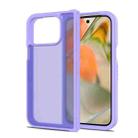For Google Pixel 9 Pro Fold Skin Feel TPU Hybrid PC Phone Case(Purple) - 1
