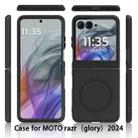 For Motorola Razr 50 Skin Feel TPU Hybrid PC MagSafe Phone Case(Purple) - 2