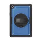 For Samsung Galaxy Tab A9+ Honeycomb Hand Grip Turntable Stand Tablet Case(Navy Blue) - 2