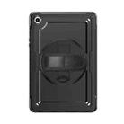 For Samsung Galaxy Tab A9+ Honeycomb Hand Grip Turntable Stand Tablet Case(Black) - 2