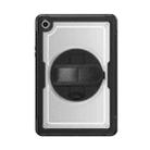 For Samsung Galaxy Tab A9+ Honeycomb Hand Grip Turntable Stand Tablet Case(Transparent) - 2