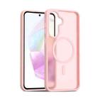 For Samsung Galaxy A36 / A56 5G Skin Feel TPU Hybrid PC MagSafe Phone Case(Pink) - 1