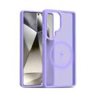 For Samsung Galaxy S25 Ultra 5G Skin Feel TPU Hybrid PC MagSafe Phone Case(Purple) - 1
