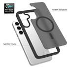 For Samsung Galaxy S25+ / S24+ 5G Skin Feel TPU Hybrid PC MagSafe Phone Case(Black) - 3