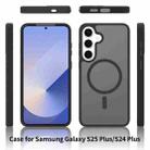 For Samsung Galaxy S25+ / S24+ 5G Skin Feel TPU Hybrid PC MagSafe Phone Case(Blue) - 2