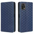 For Umidigi A13 Pro 5G Cubic Grid Texture Flip Leather Phone Case(Blue) - 2