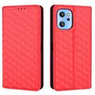For Umidigi A13 / A13S / A13 Pro Cubic Grid Texture Flip Leather Phone Case(Red) - 2