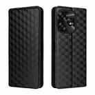 For Umidigi A15 / A15C / A15T Cubic Grid Texture Flip Leather Phone Case(Black) - 2