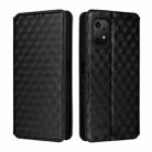 For Umidigi Bison X20 Cubic Grid Texture Flip Leather Phone Case(Black) - 2