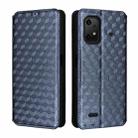 For Umidigi Bison X20 Cubic Grid Texture Flip Leather Phone Case(Blue) - 2