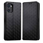 For Umidigi C1 / C1 Max Cubic Grid Texture Flip Leather Phone Case(Black) - 2