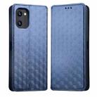 For Umidigi C1 / C1 Max Cubic Grid Texture Flip Leather Phone Case(Blue) - 2