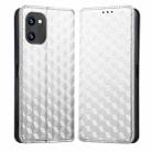 For Umidigi C1 / C1 Max Cubic Grid Texture Flip Leather Phone Case(Silver) - 2