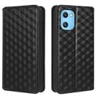 For Umidigi G1 / G1 Max Cubic Grid Texture Flip Leather Phone Case(Black) - 2
