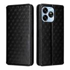 For Umidigi G6 5G Cubic Grid Texture Flip Leather Phone Case(Black) - 2