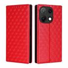 For Umidigi Note 90 Cubic Grid Texture Flip Leather Phone Case(Red) - 2