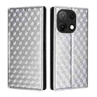 For Umidigi Note 90 Cubic Grid Texture Flip Leather Phone Case(Silver) - 2