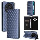 For Umidigi G100 / G100A Cubic Grid Texture Flip Leather Phone Case(Blue) - 1