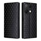 For Umidigi Note 100 4G / 5G / Note 100A Cubic Grid Texture Flip Leather Phone Case(Black) - 2