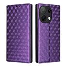 For Umidigi Note 100 4G / 5G / Note 100A Cubic Grid Texture Flip Leather Phone Case(Purple) - 2