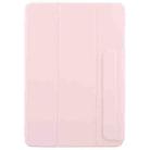 For Huawei MatePad / 11.5 S / Air 11.5 Trifold Magnetic Split Acrylic Leather Tablet Case(Pink) - 2