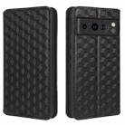 For Google Pixel 8 Pro Cubic Grid Texture Flip Leather Phone Case(Black) - 2