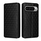 For Google Pixel 9 Pro XL Cubic Grid Texture Flip Leather Phone Case(Black) - 2