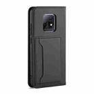 For Xiaomi Redmi 10X 5G Strong Magnetism Shockproof Horizontal Flip Liquid Feel Leather Case with Holder & Card Slots & Wallet(Black) - 3