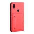 For Xiaomi Redmi Note 7 / 7 Pro / 7S Strong Magnetism Shockproof Horizontal Flip Liquid Feel Leather Case with Holder & Card Slots & Wallet(Red) - 3