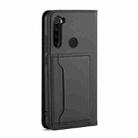 For Xiaomi Redmi Note 8T(India Version) Strong Magnetism Shockproof Horizontal Flip Liquid Feel Leather Case with Holder & Card Slots & Wallet(Black) - 3