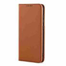 For Xiaomi Redmi Note 8T(India Version) Strong Magnetism Shockproof Horizontal Flip Liquid Feel Leather Case with Holder & Card Slots & Wallet(Brown) - 2