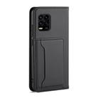 For Xiaomi Mi 10 Lite / 10 Youth 5G Strong Magnetism Shockproof Horizontal Flip Liquid Feel Leather Case with Holder & Card Slots & Wallet(Black) - 3