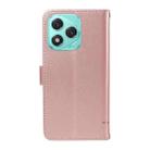 For Honor 400 Lite Adorable Cat Embossed Pattern Flip Leather Phone Case(Rose Gold) - 3