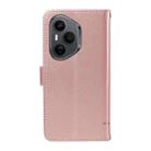 For Honor 400 Pro Global 160.8mm Adorable Cat Embossed Pattern Flip Leather Phone Case(Rose Gold) - 3