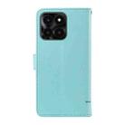 For Honor X6c / X6b / X6a / X5b Adorable Cat Embossed Pattern Flip Leather Phone Case(Green) - 3