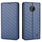 For Nokia C10 / Nokia C20 Cubic Grid Texture Flip Leather Phone Case(Blue) - 2
