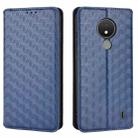 For Nokia C21 Cubic Grid Texture Flip Leather Phone Case(Blue) - 2