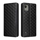 For Nokia C110 Cubic Grid Texture Flip Leather Phone Case(Black) - 2