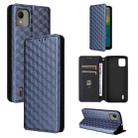 For Nokia C110 Cubic Grid Texture Flip Leather Phone Case(Blue) - 1