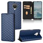 For Nokia G10 / Nokia G20 Cubic Grid Texture Flip Leather Phone Case(Blue) - 1