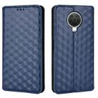 For Nokia G10 / Nokia G20 Cubic Grid Texture Flip Leather Phone Case(Blue) - 2