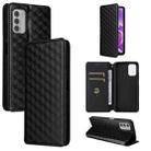 For Nokia G42 / Nokia G310 Cubic Grid Texture Flip Leather Phone Case(Black) - 1