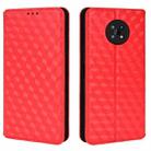 For Nokia G50 Cubic Grid Texture Flip Leather Phone Case(Red) - 2