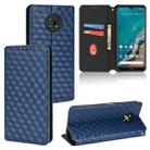 For Nokia G50 Cubic Grid Texture Flip Leather Phone Case(Blue) - 1