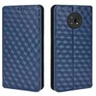 For Nokia G50 Cubic Grid Texture Flip Leather Phone Case(Blue) - 2