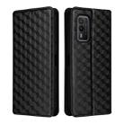 For Nokia XR21 Cubic Grid Texture Flip Leather Phone Case(Black) - 2