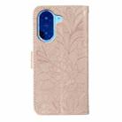 For Redmi A5 4G 173.3mm Lace Flower Embossing Flip Leather Phone Case(Rose Gold) - 3