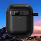 For AirPods 1 & 2 Starry Texture Lock Buckle Shockproof Earphones Case(Black) - 2