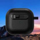 For AirPods 3 Starry Texture Lock Buckle Shockproof Earphones Case(Black) - 2