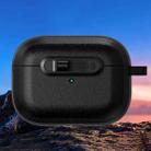 For AirPods Pro Starry Texture Lock Buckle Shockproof Earphones Case(Black) - 2